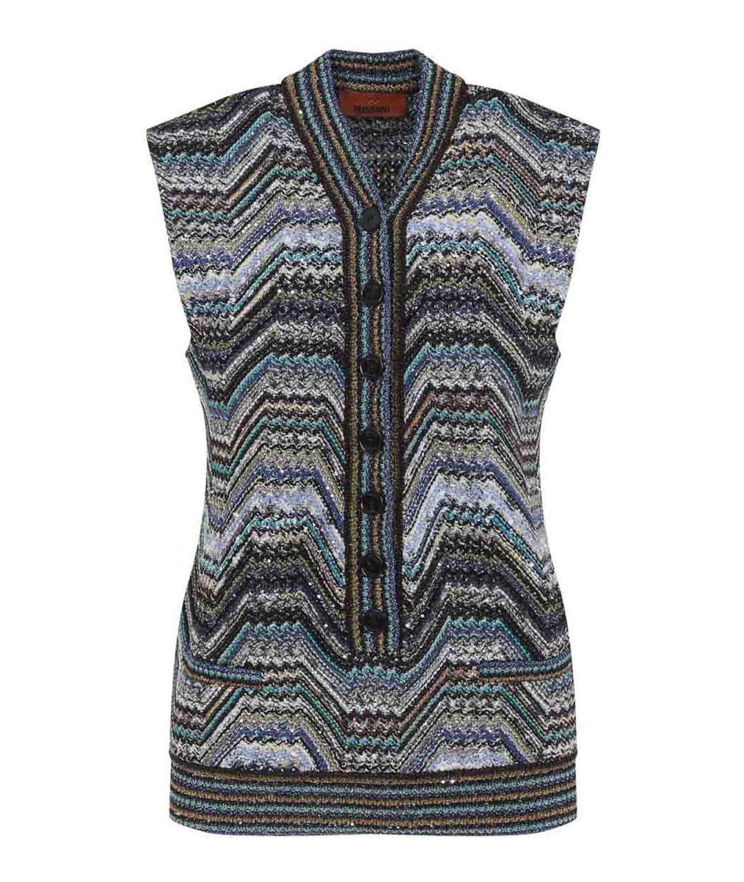 MISSONI Мульти хлопковая жилетка, фото 1