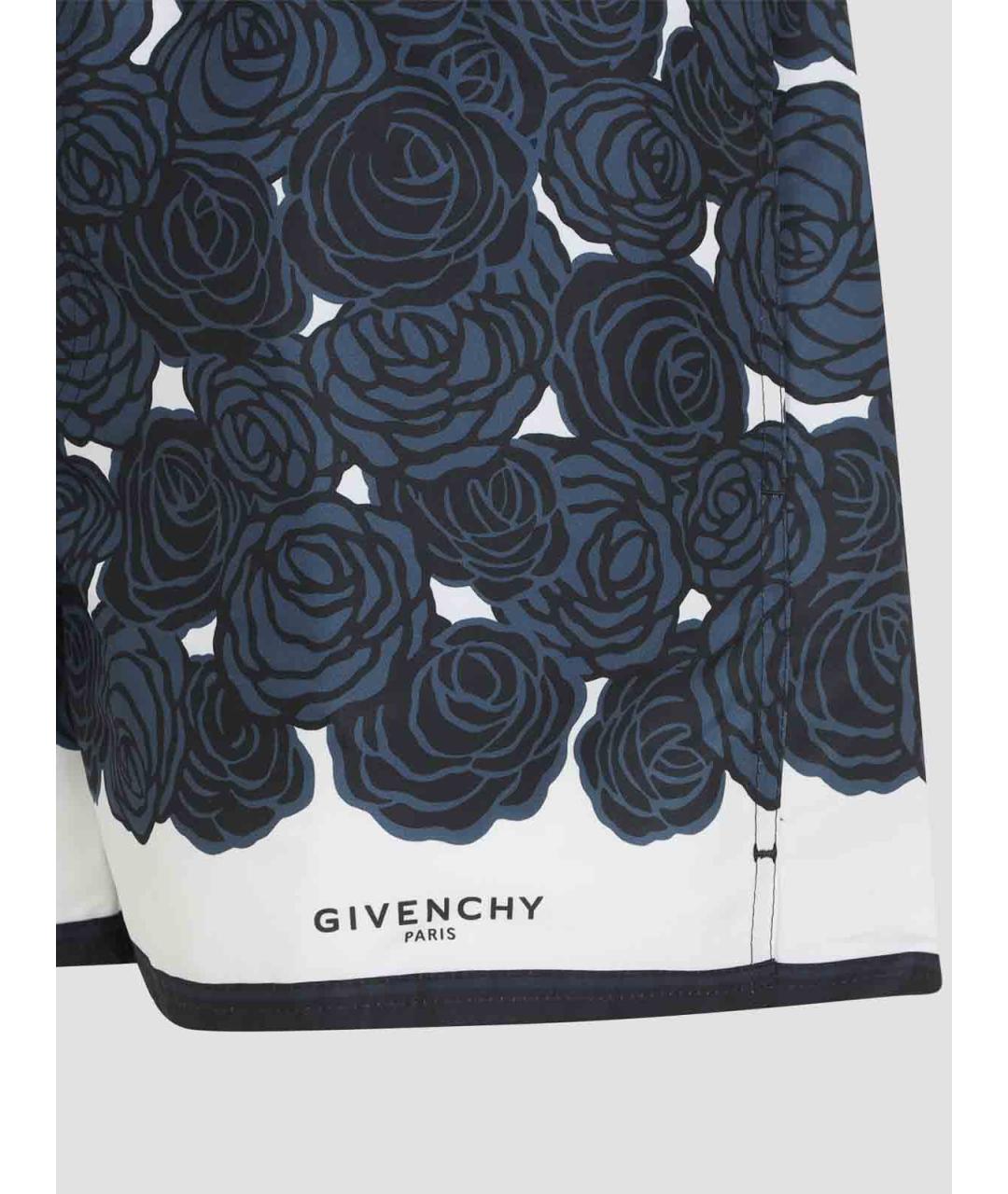GIVENCHY Синие полиэстеровые шорты, фото 3