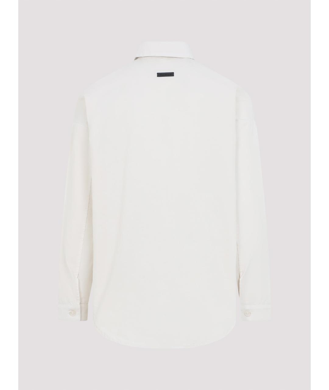 FEAR OF GOD Белая хлопковая кэжуал рубашка, фото 2