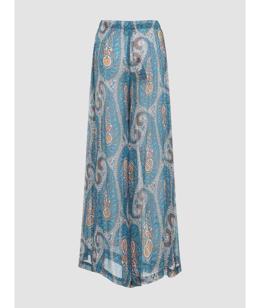 ETRO Мульти вискозные брюки широкие, фото 2
