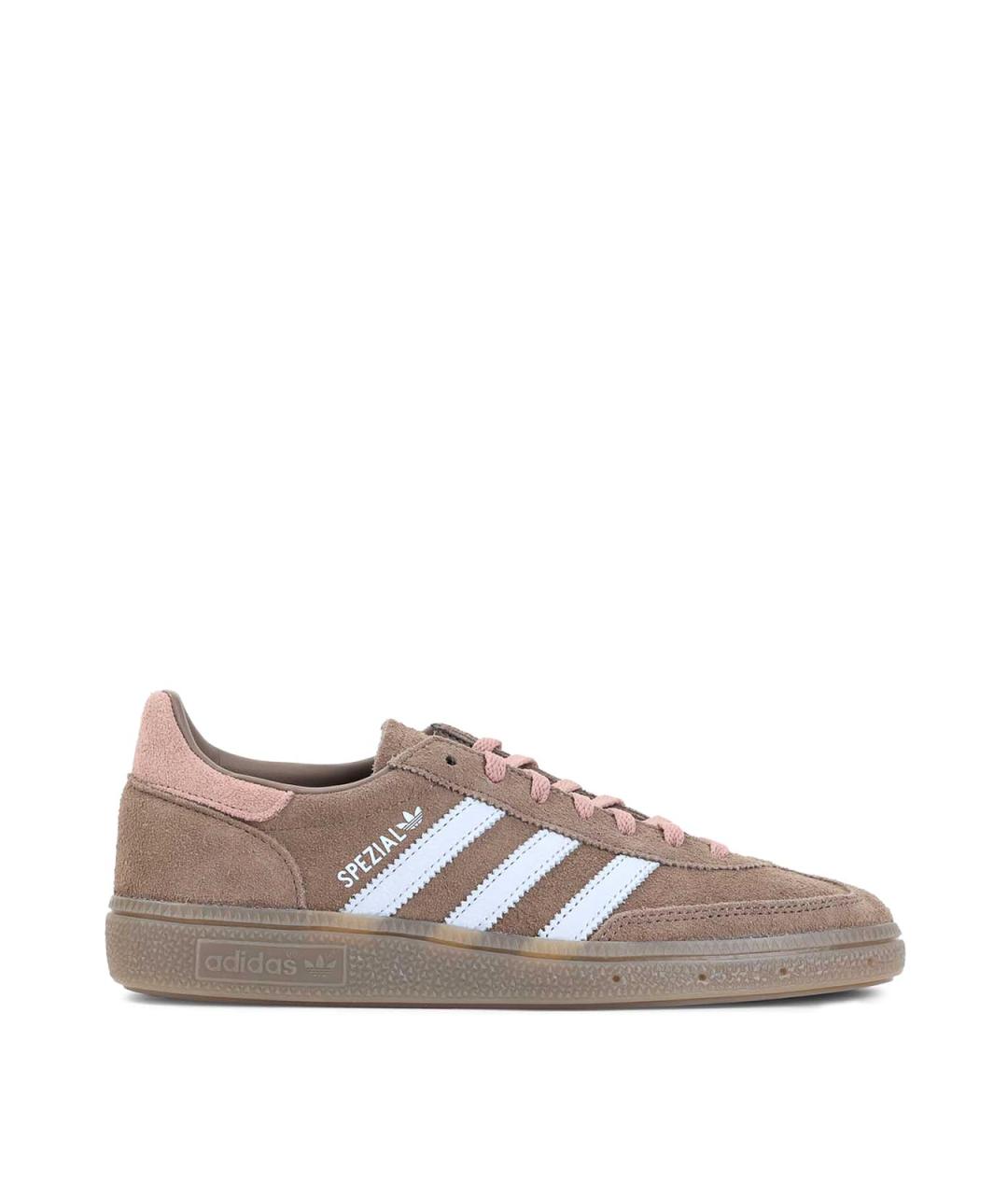 ADIDAS Коричневые замшевые кроссовки, фото 1