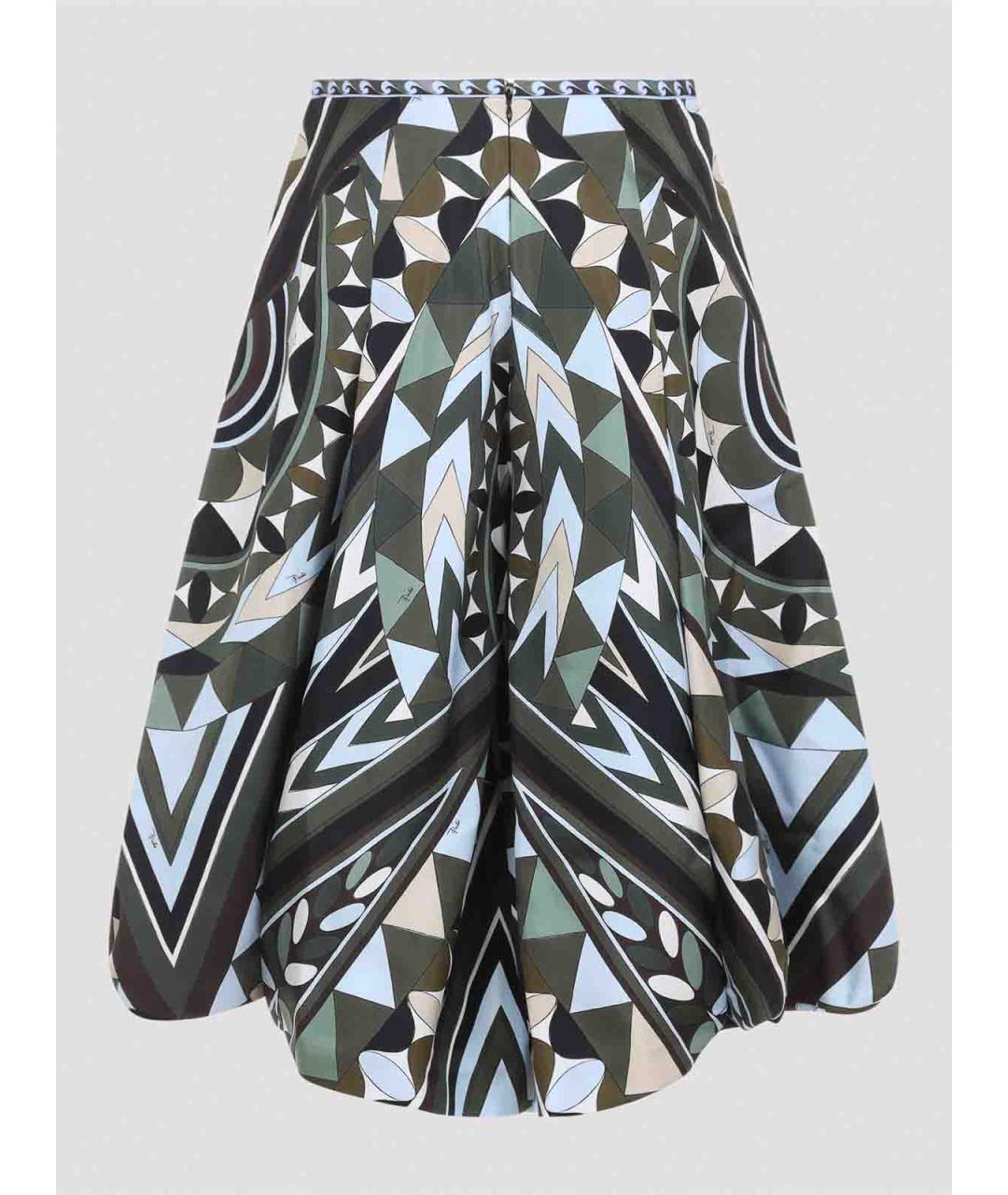EMILIO PUCCI Мульти шелковые брюки широкие, фото 2