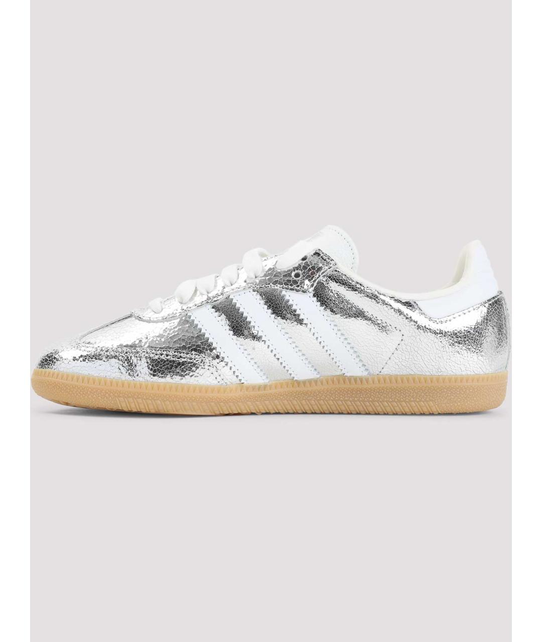 ADIDAS Белые кожаные кеды, фото 2