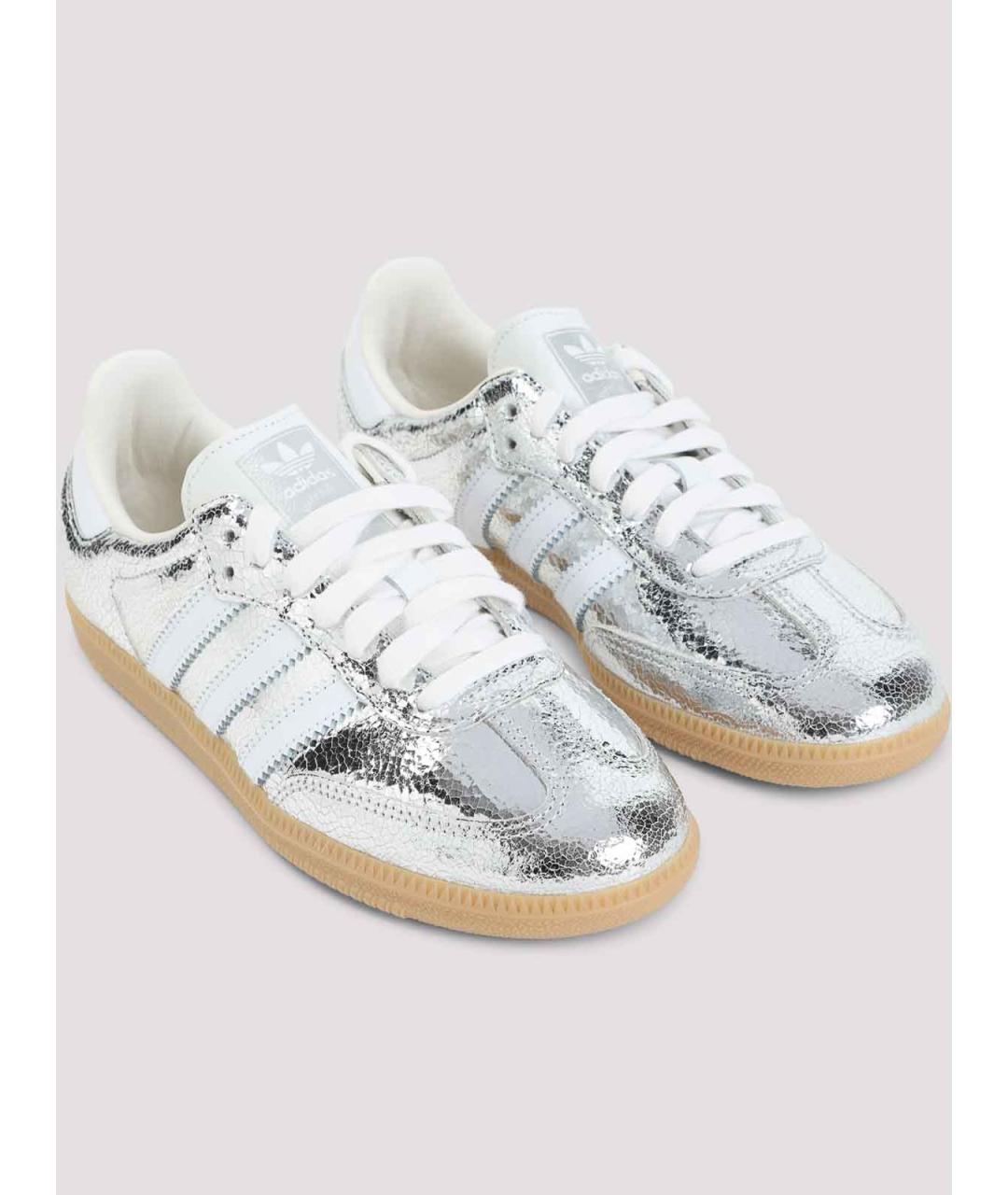 ADIDAS Белые кожаные кеды, фото 3