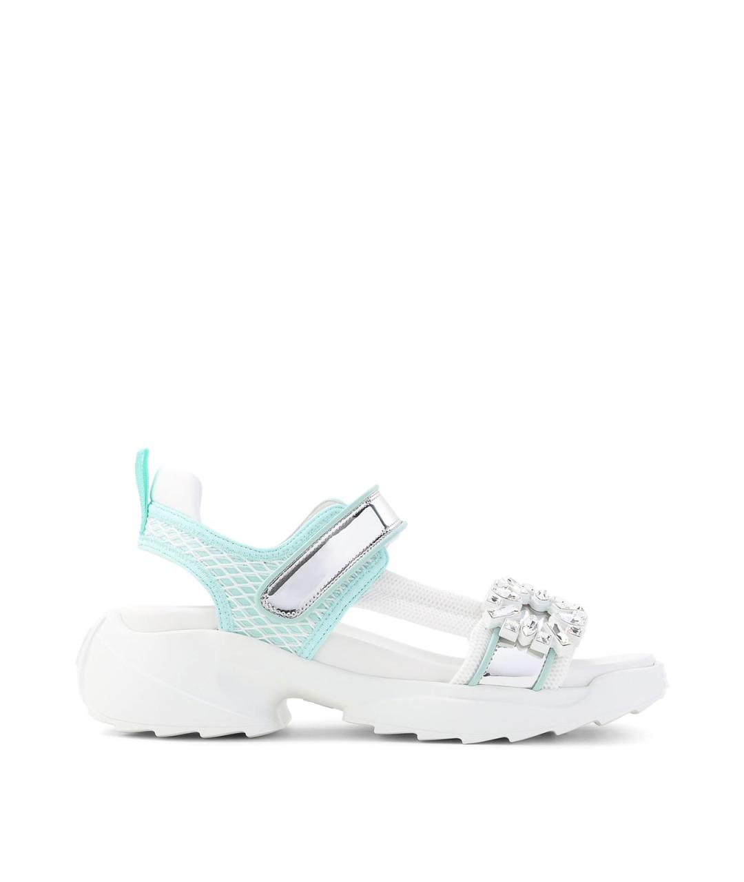 ROGER VIVIER Мульти кожаные босоножки, фото 1