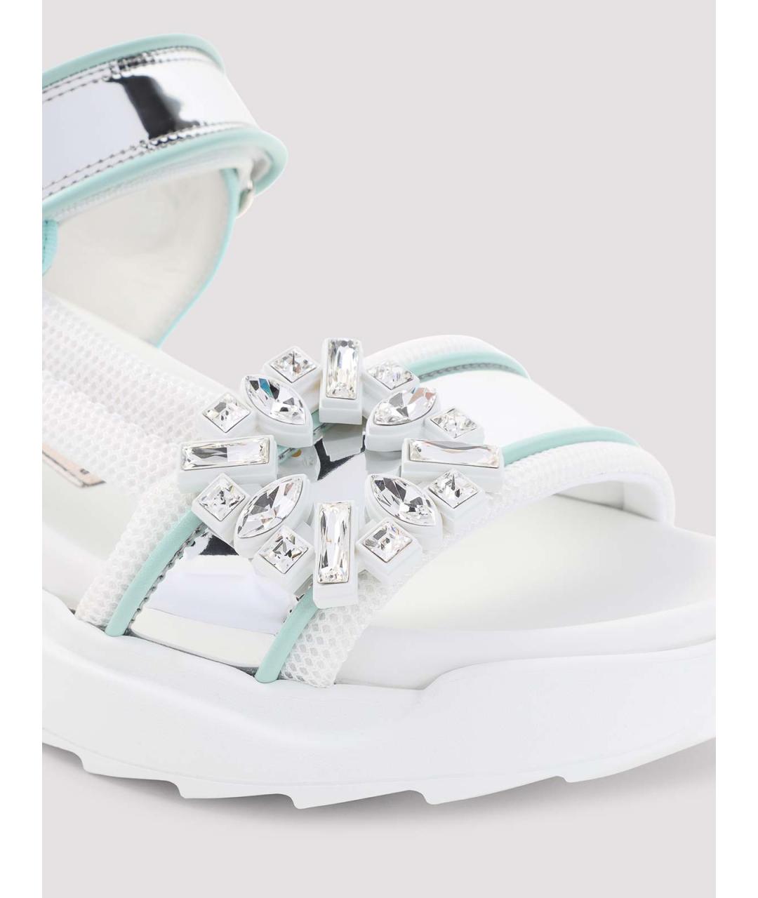 ROGER VIVIER Мульти кожаные босоножки, фото 4