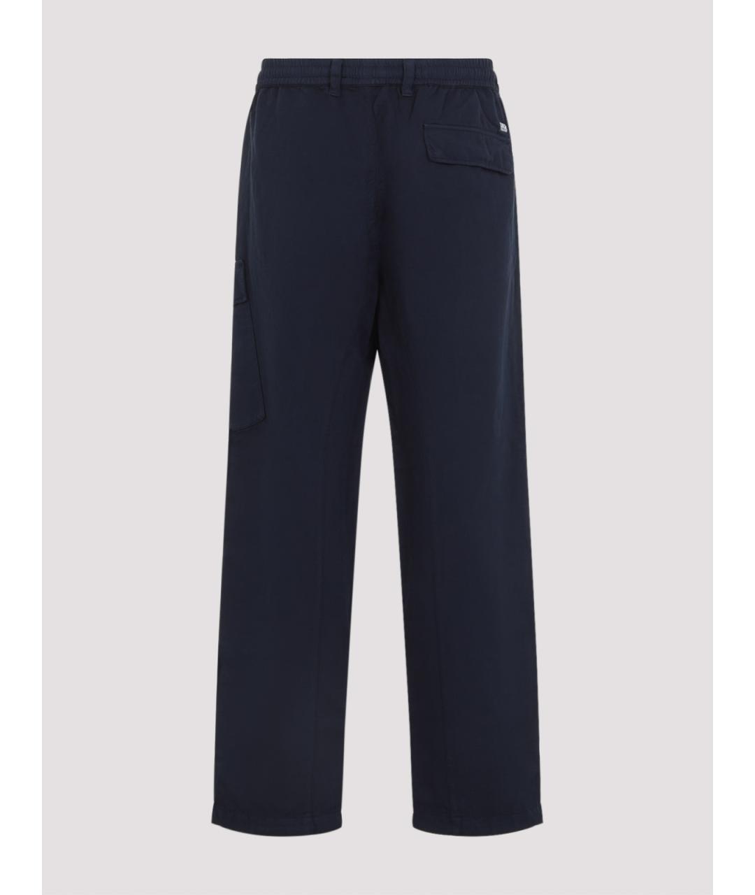 CP COMPANY Синие хлопковые повседневные брюки, фото 2
