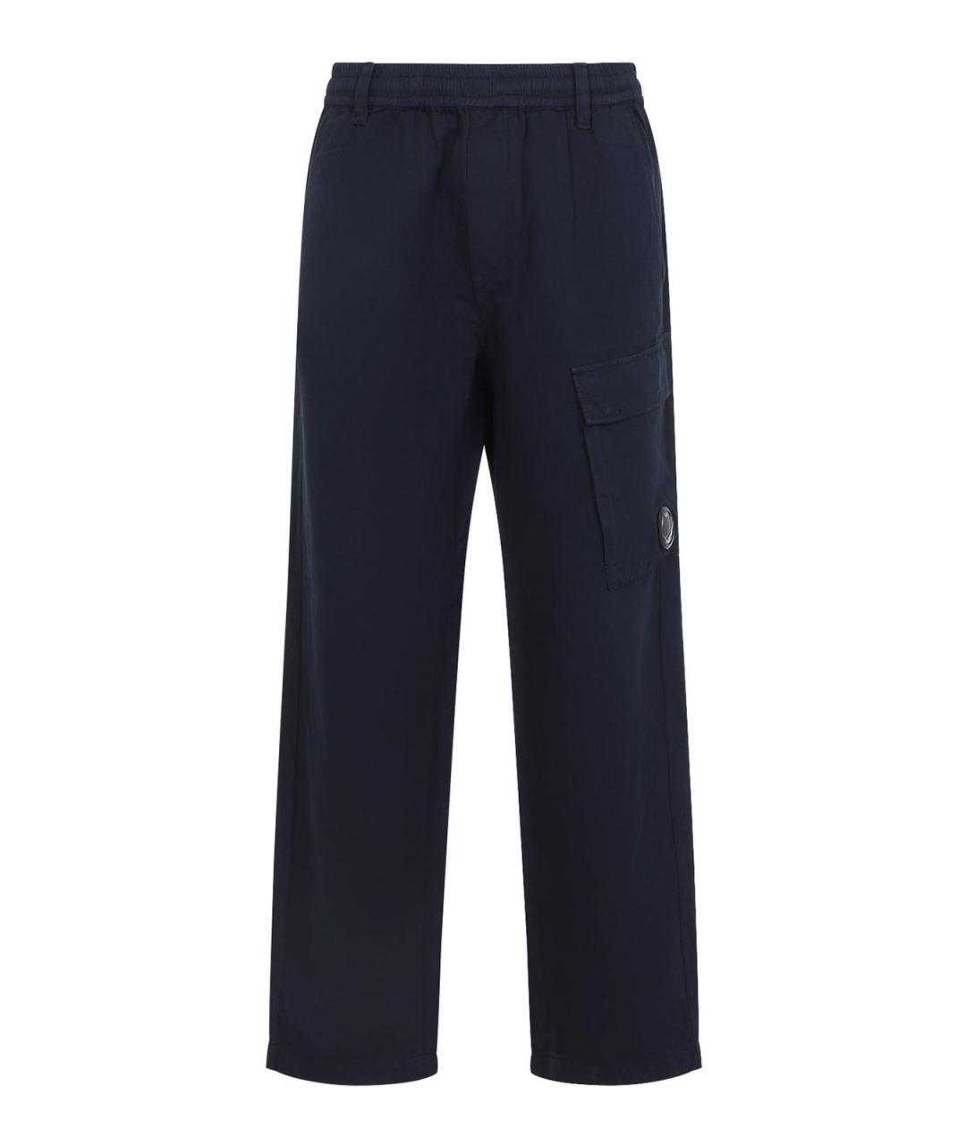 CP COMPANY Синие хлопковые повседневные брюки, фото 1
