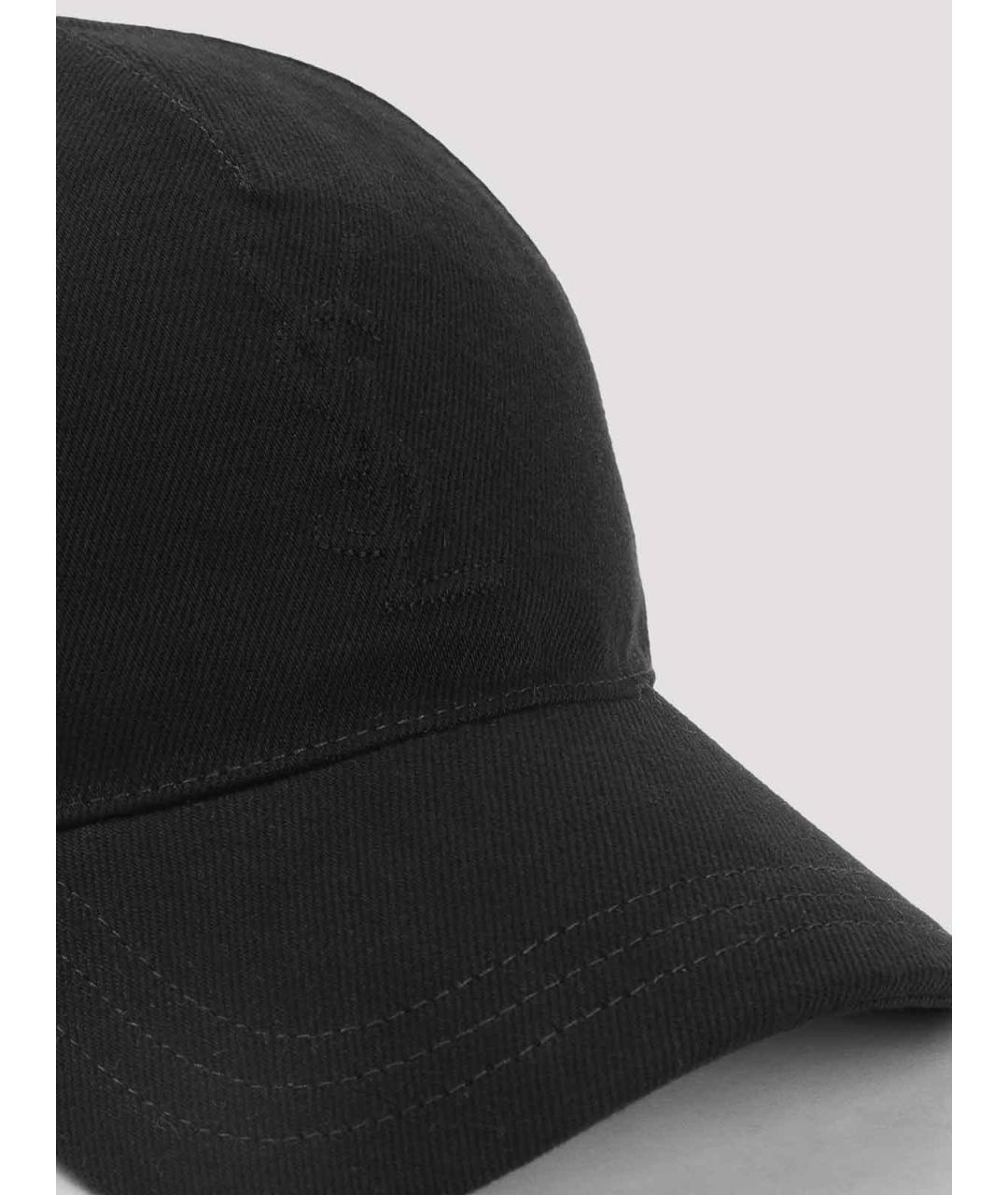 SAINT LAURENT Черная хлопковая кепка/бейсболка, фото 3