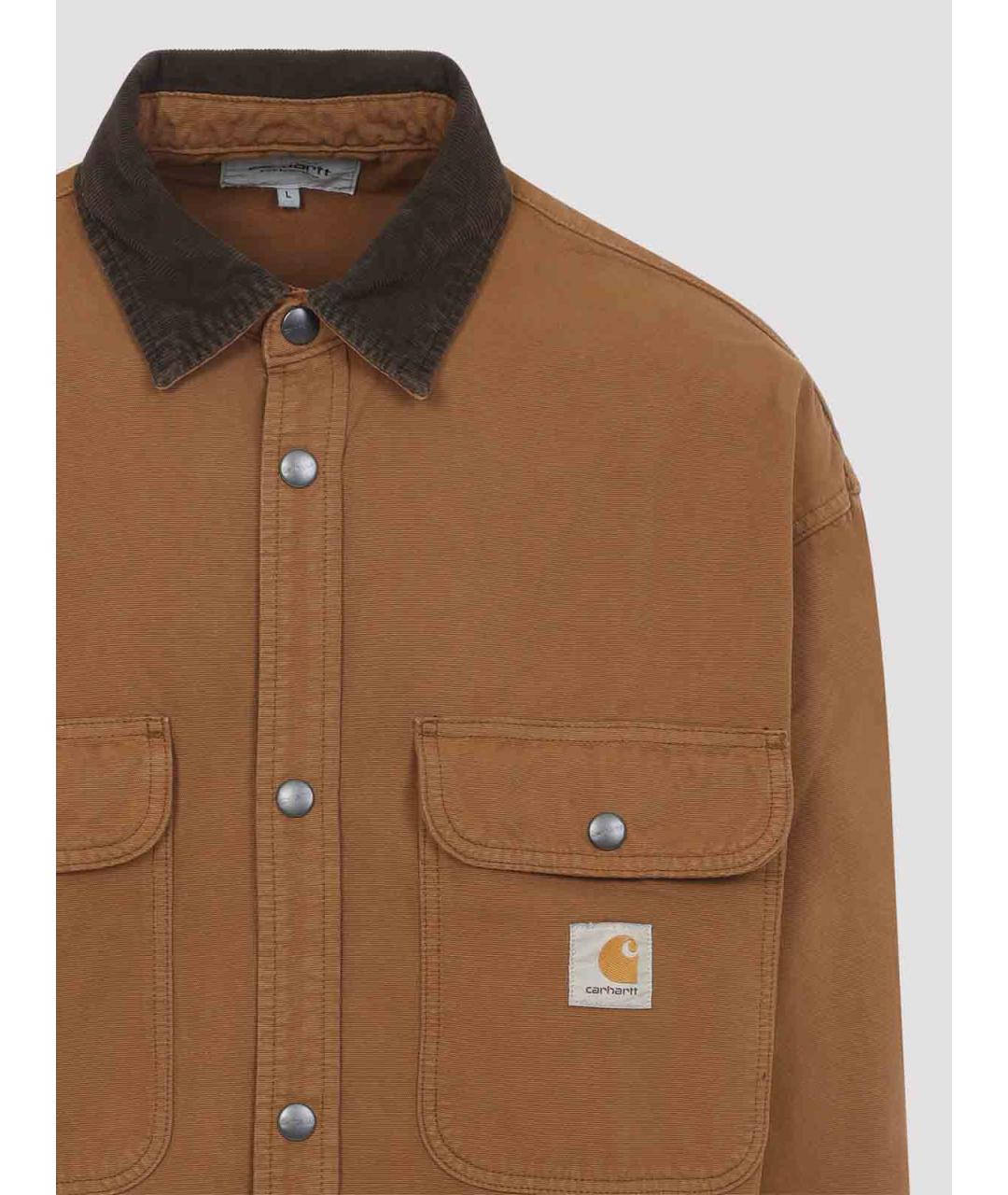 CARHARTT Коричневая хлопковая куртка, фото 3