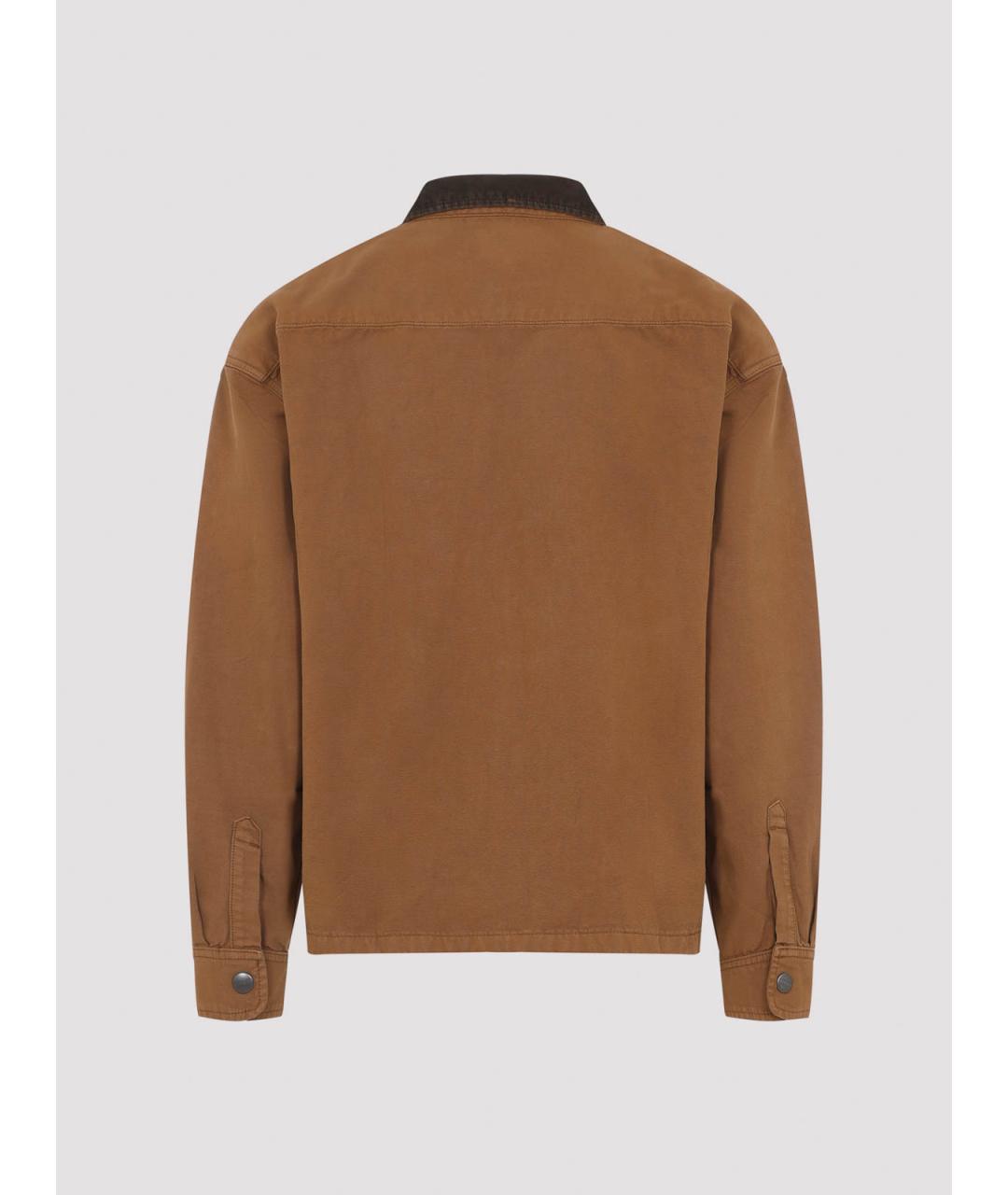 CARHARTT Коричневая хлопковая куртка, фото 2
