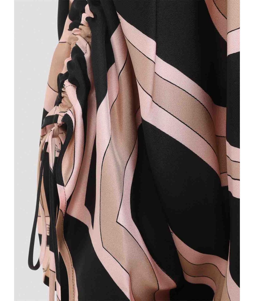 EMILIO PUCCI Мульти шелковое повседневное платье, фото 3