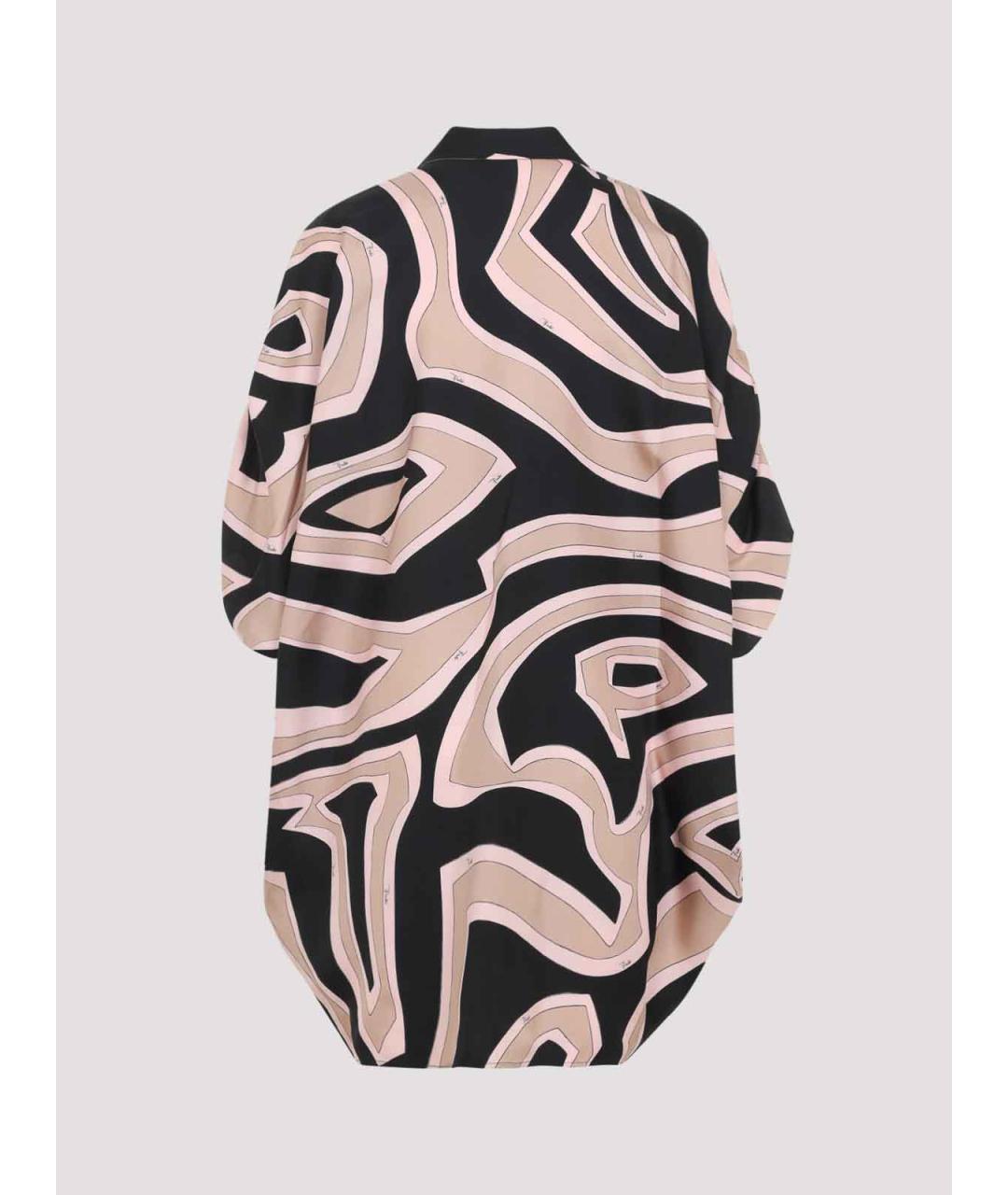 EMILIO PUCCI Мульти шелковое повседневное платье, фото 2