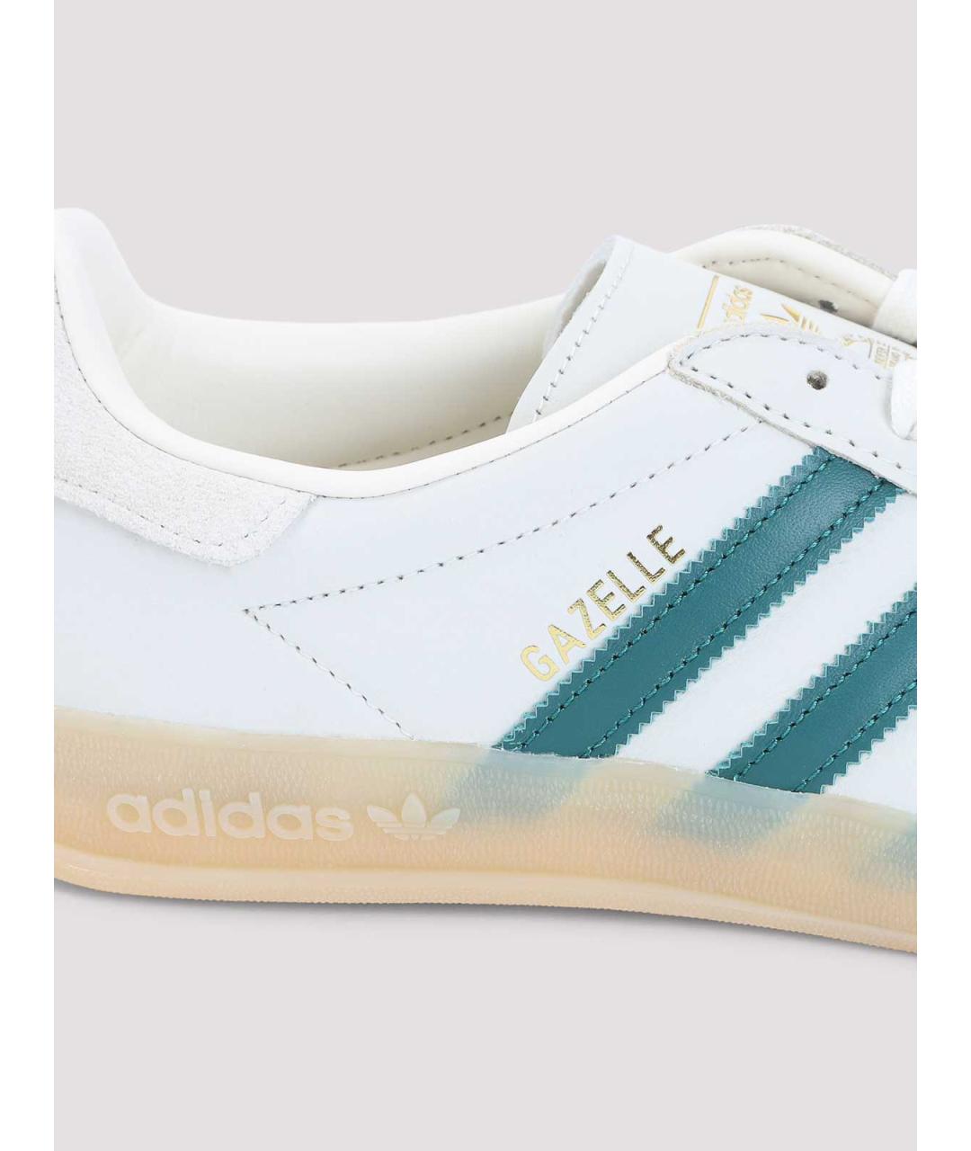 ADIDAS Белые кожаные низкие кроссовки / кеды, фото 4