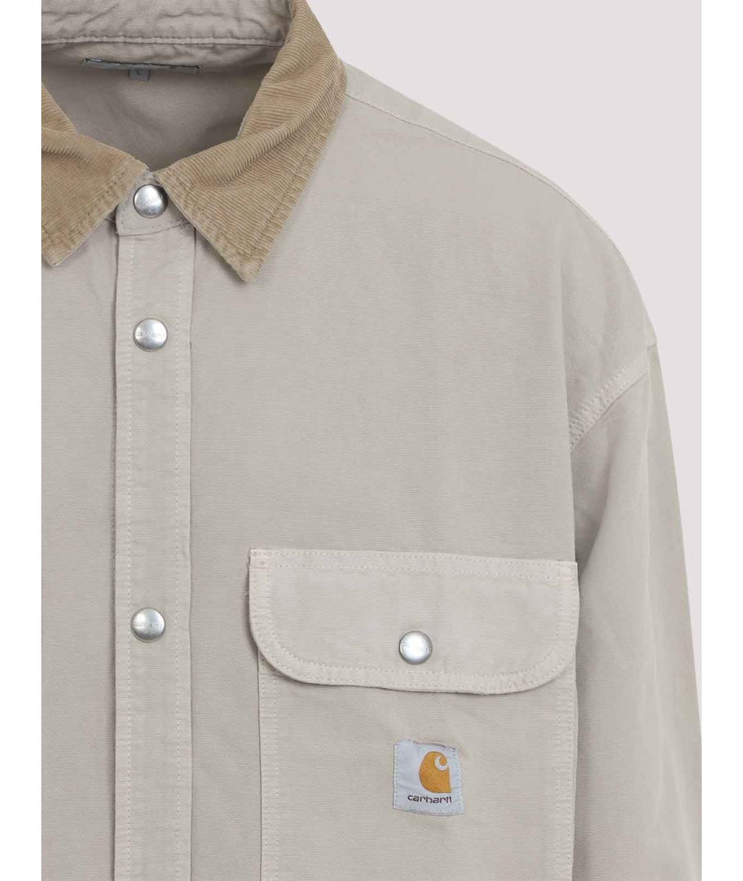 CARHARTT Бежевая хлопковая куртка, фото 3