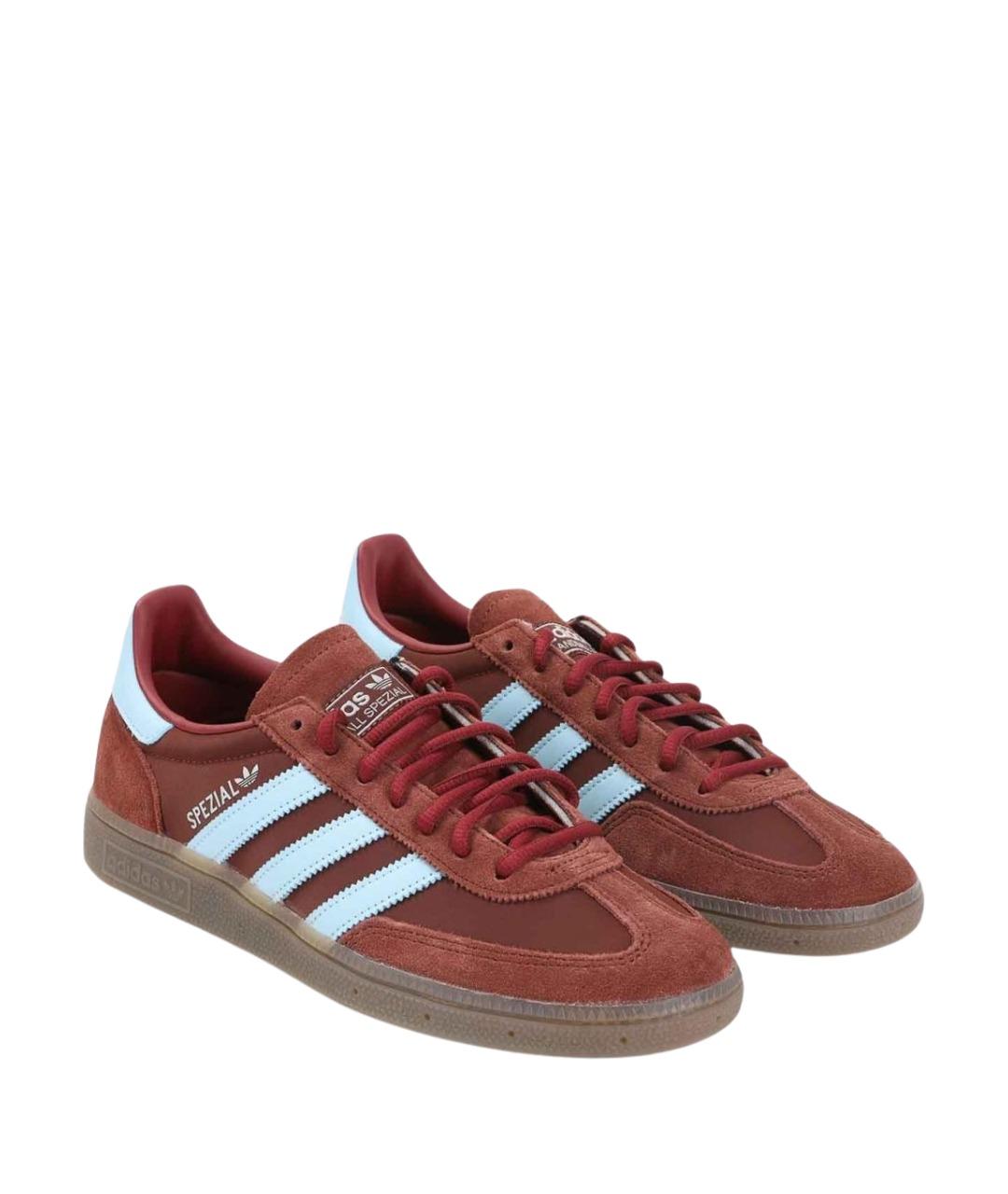 ADIDAS Коричневые замшевые низкие кроссовки / кеды, фото 3
