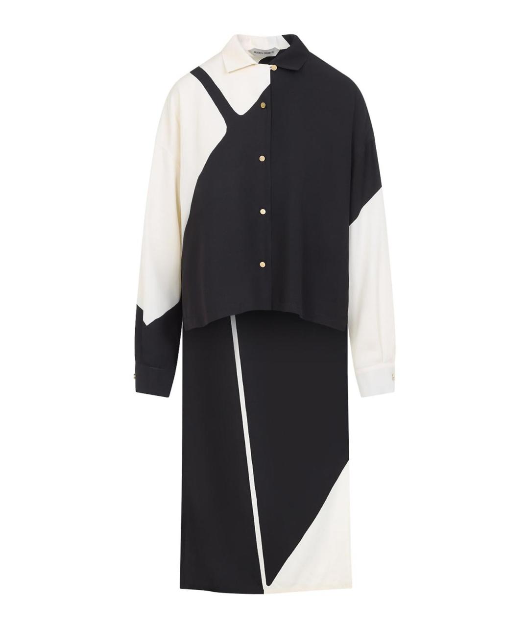 ALBERTA FERRETTI Мульти вискозная рубашка, фото 1