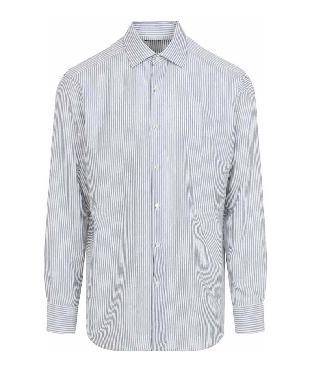 ZEGNA Мульти шелковая классическая рубашка, фото 1