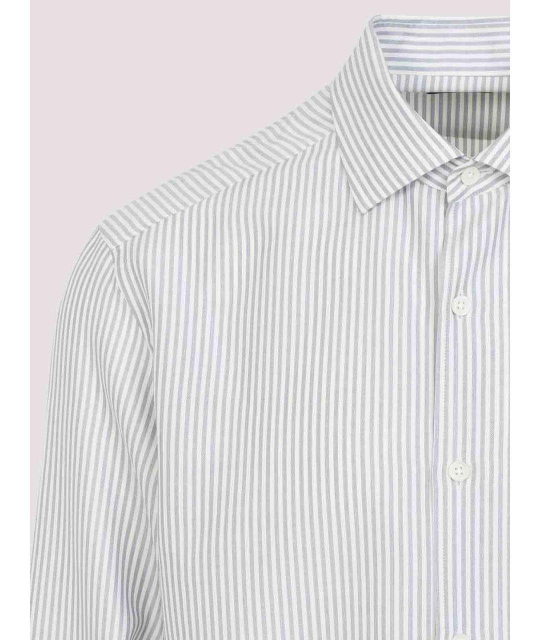 ZEGNA Мульти шелковая классическая рубашка, фото 3