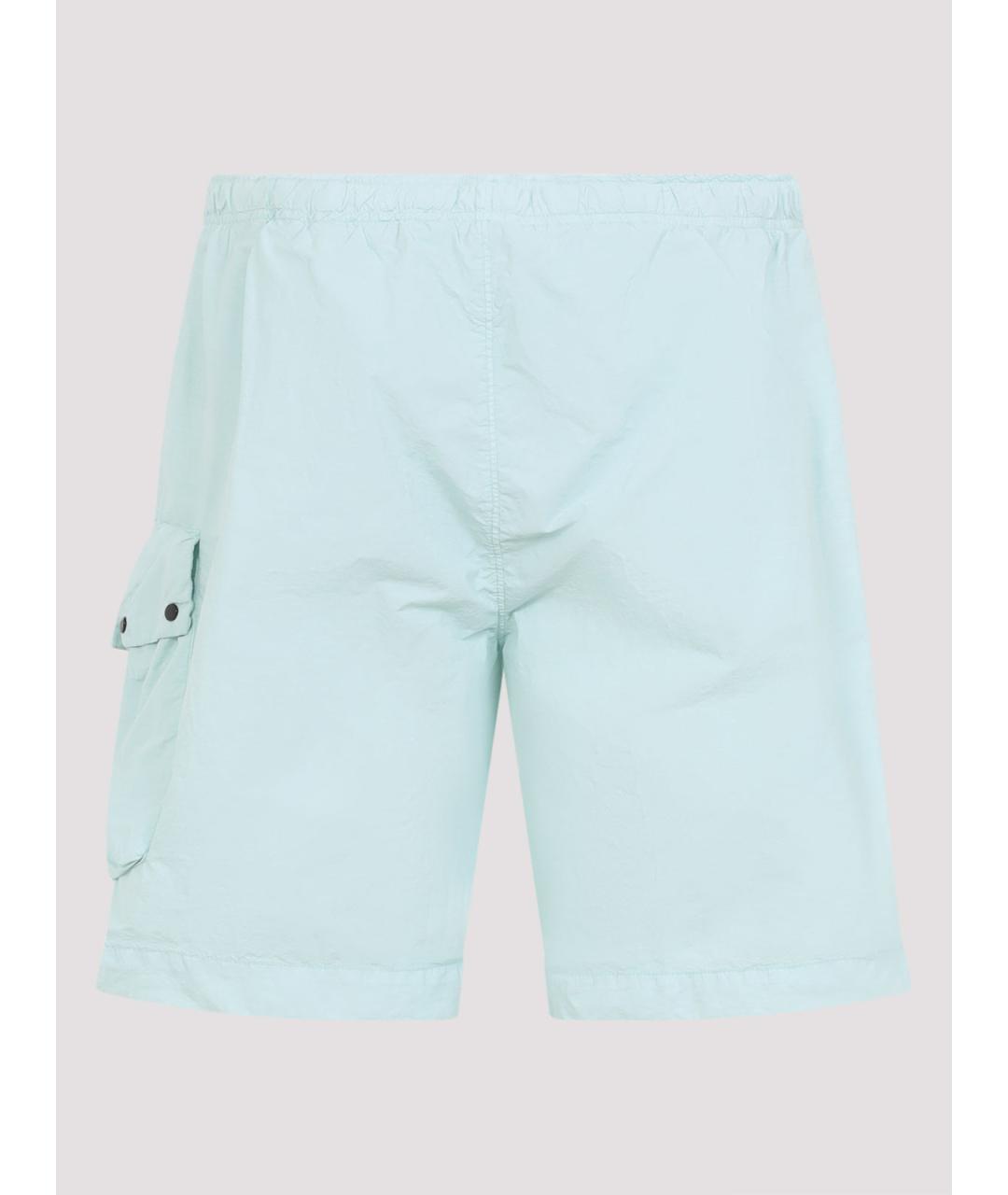 CP COMPANY Синие полиамидовые шорты, фото 2