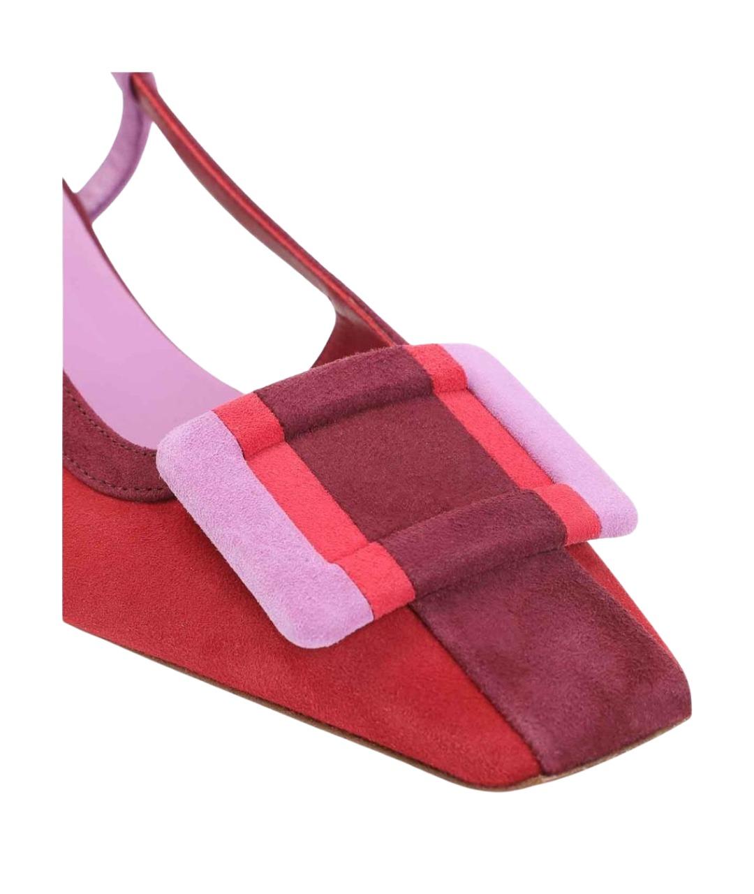 ROGER VIVIER Мульти замшевые туфли, фото 5