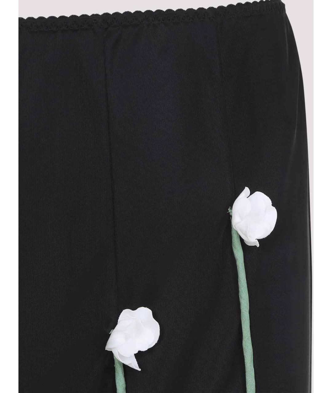 MOSCHINO Черная полиэстеровая юбка миди, фото 4