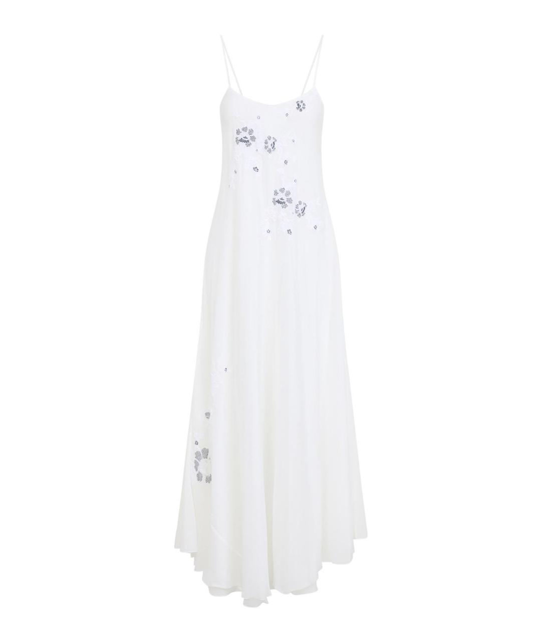 ERMANNO SCERVINO Белое хлопковое повседневное платье, фото 1