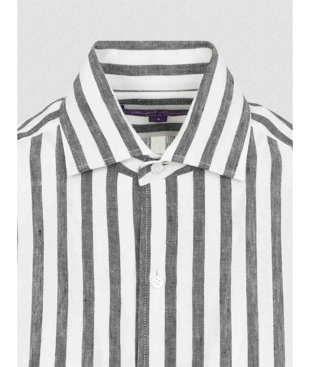 RALPH LAUREN Мульти льняная рубашка, фото 3