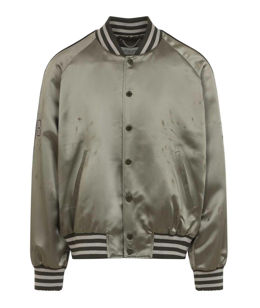 GOLDEN GOOSE DELUXE BRAND Зеленая ацетатная куртка, фото 1