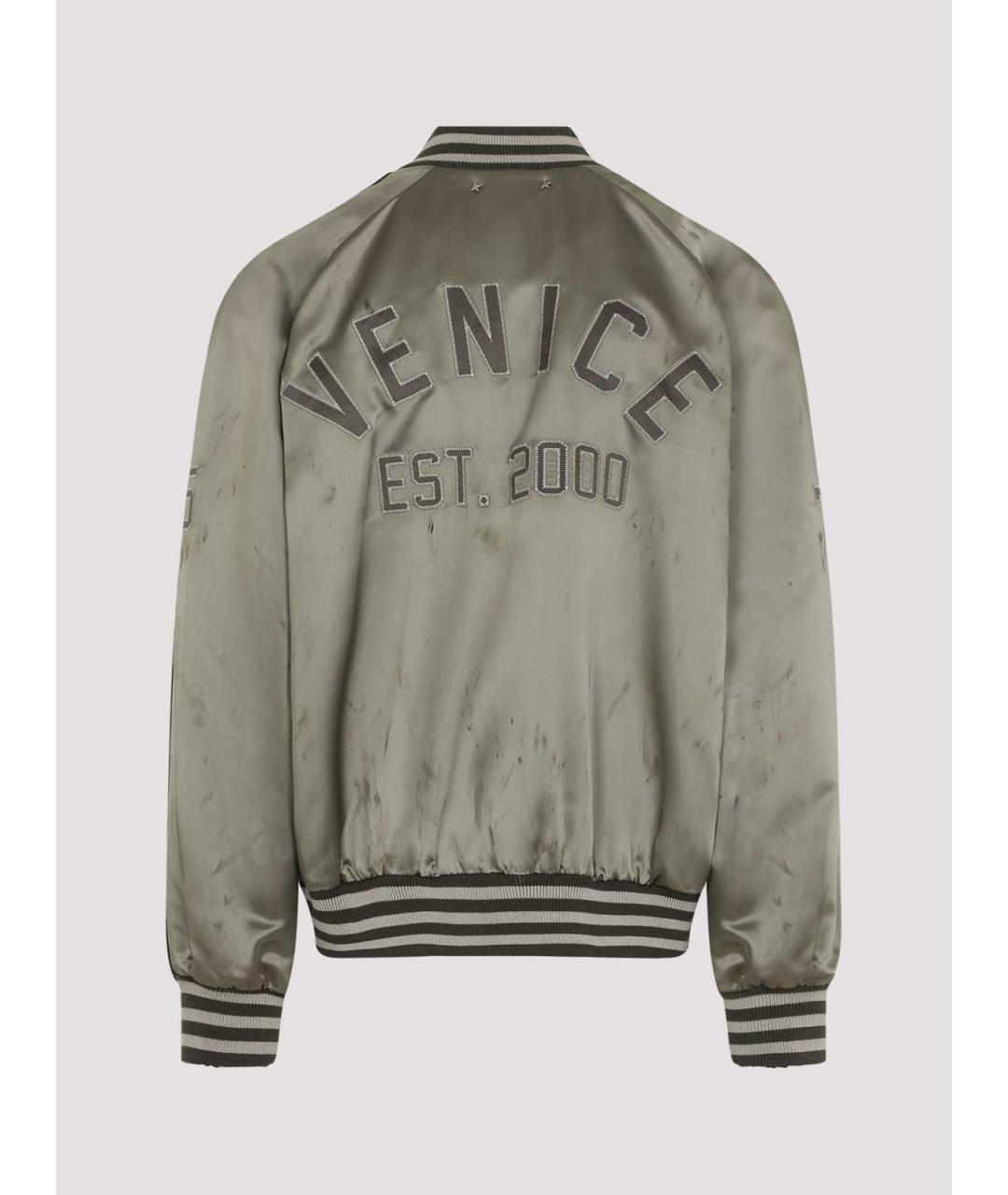 GOLDEN GOOSE DELUXE BRAND Зеленая ацетатная куртка, фото 2