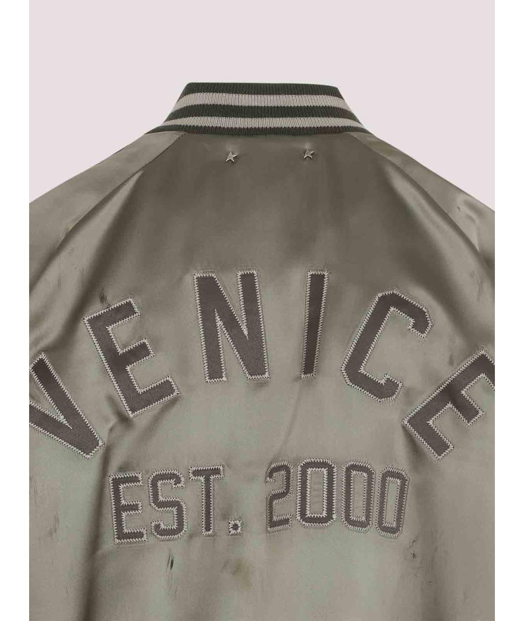 GOLDEN GOOSE DELUXE BRAND Зеленая ацетатная куртка, фото 5