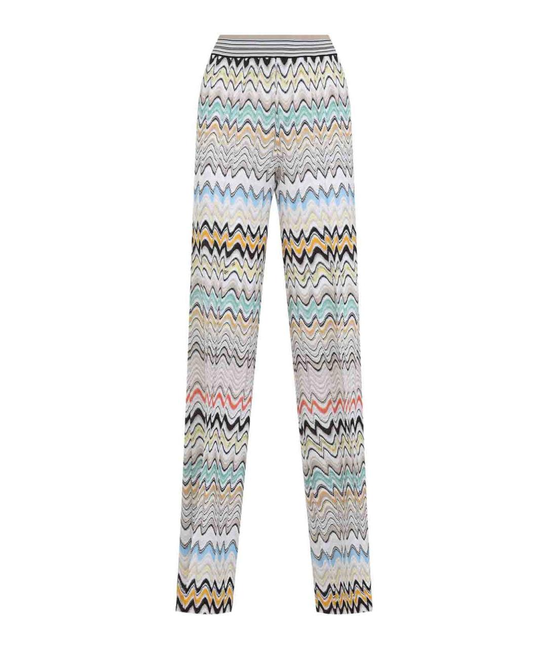 MISSONI Мульти вискозные прямые брюки, фото 1