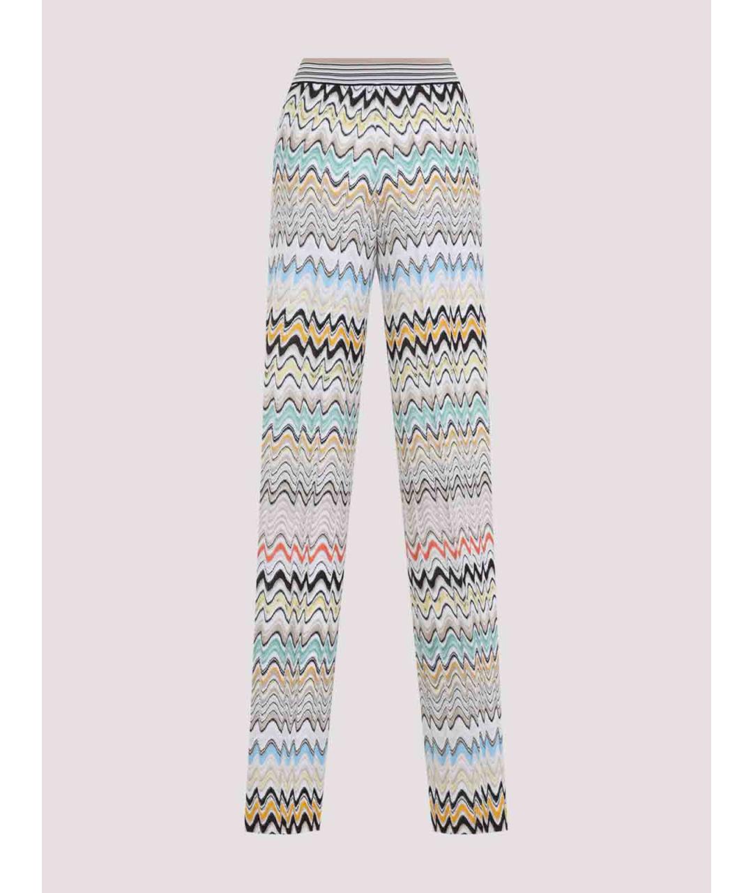 MISSONI Мульти вискозные прямые брюки, фото 2