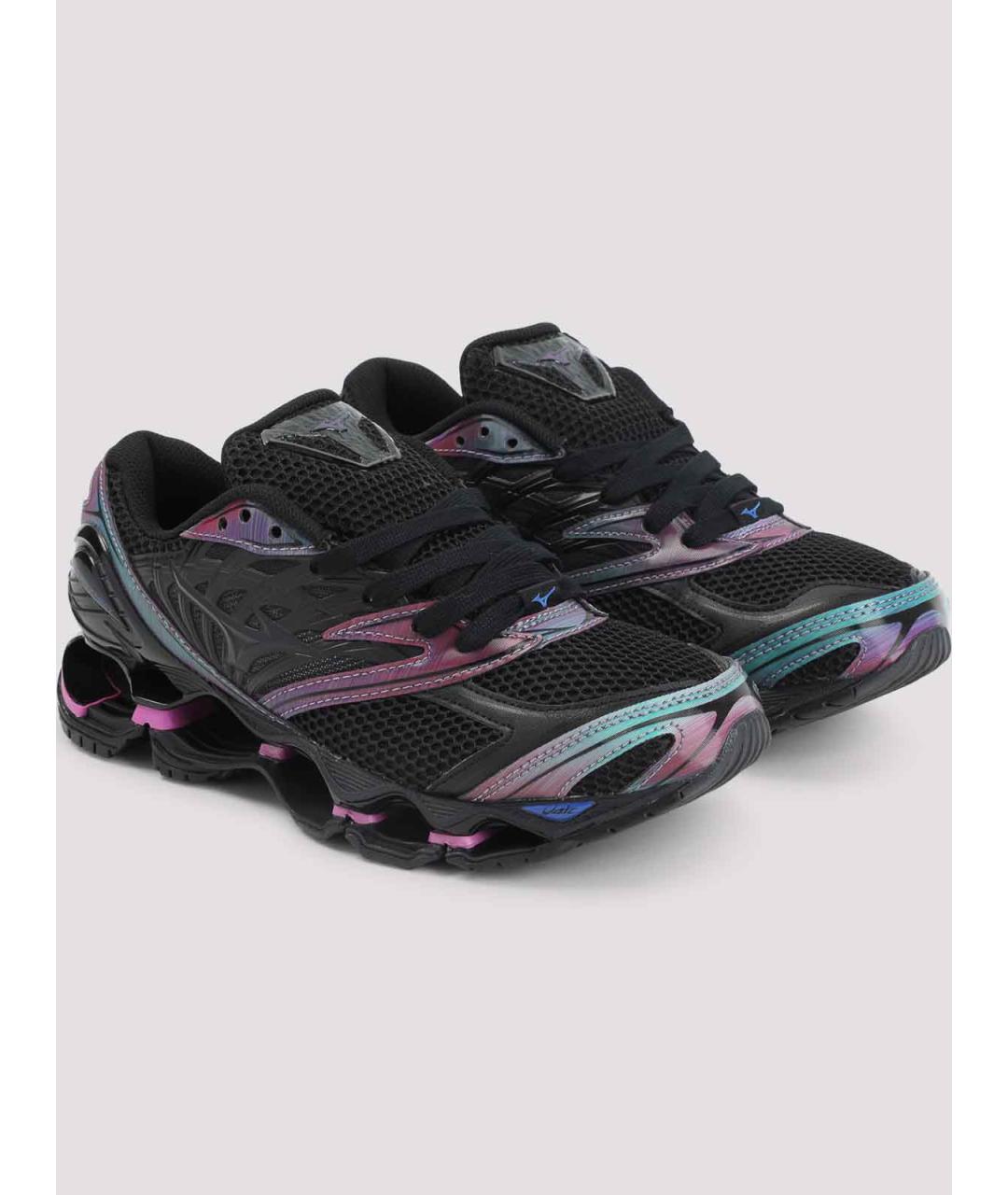 MIZUNO Черные текстильные низкие кроссовки / кеды, фото 3