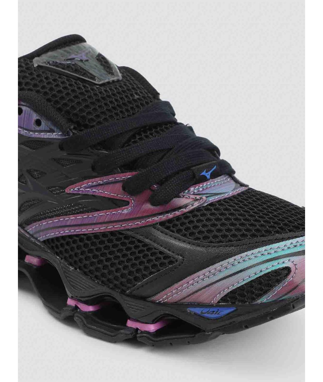 MIZUNO Черные текстильные низкие кроссовки / кеды, фото 4