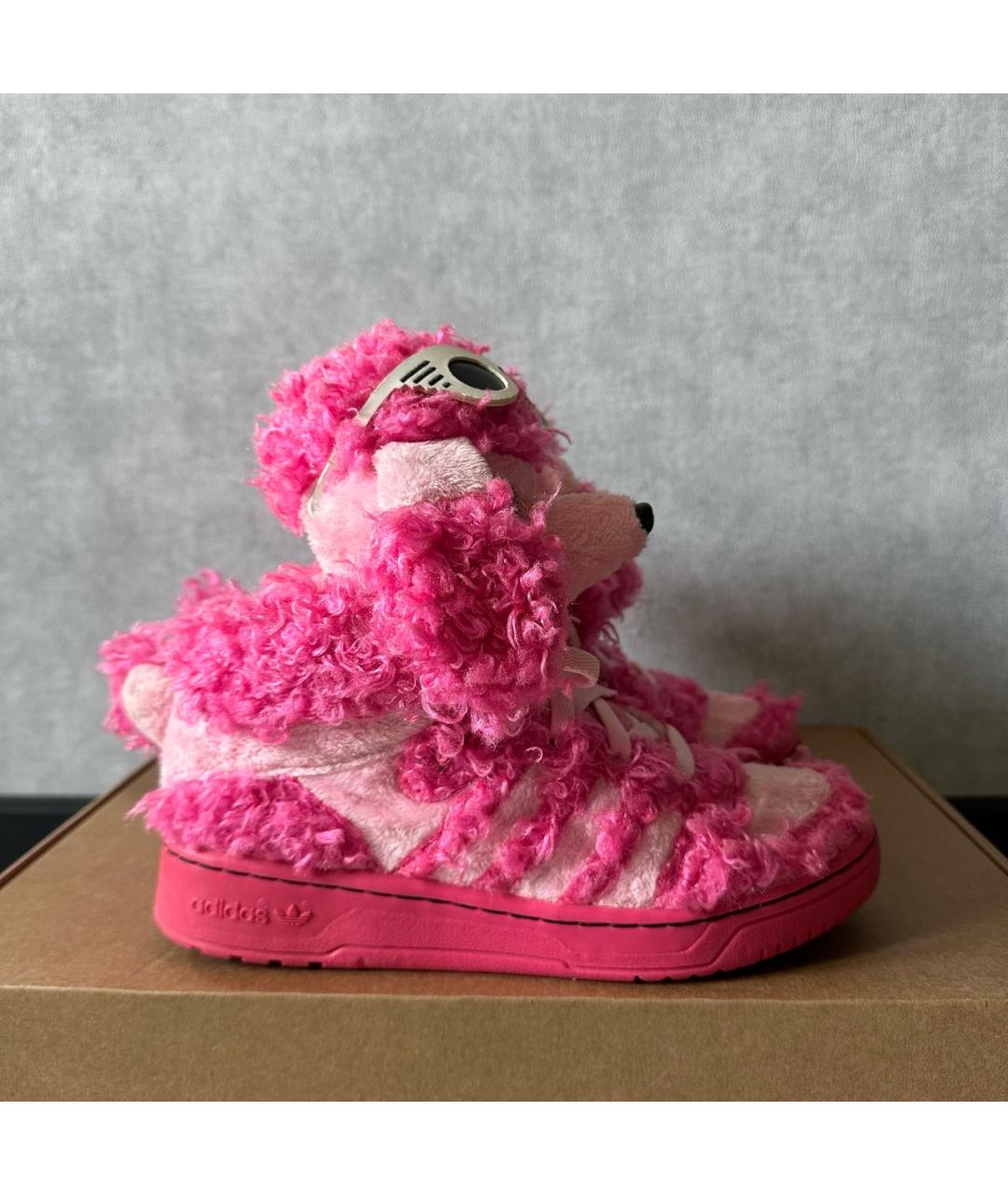 ADIDAS Розовые текстильные кроссовки, фото 9