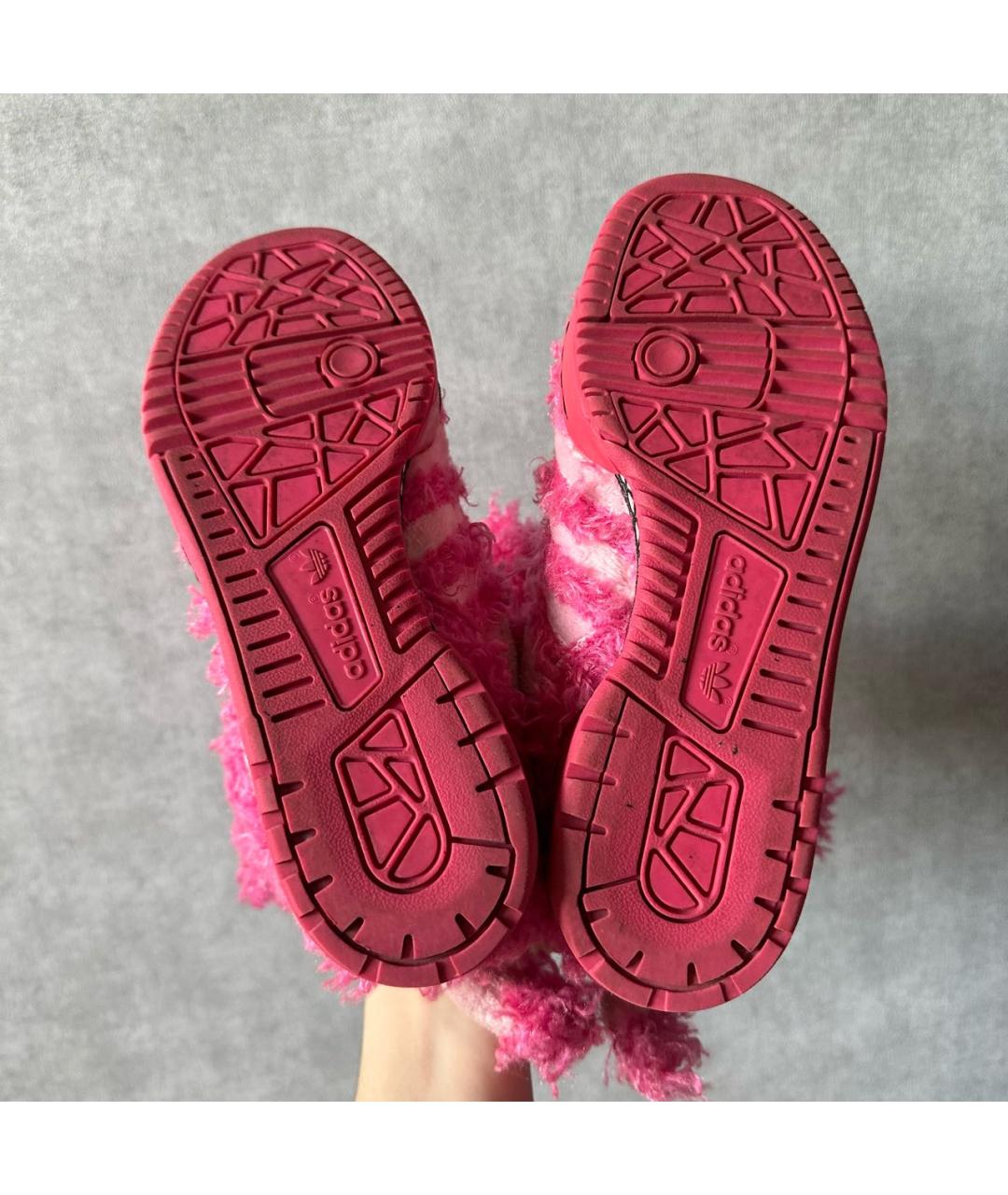 ADIDAS Розовые текстильные кроссовки, фото 6