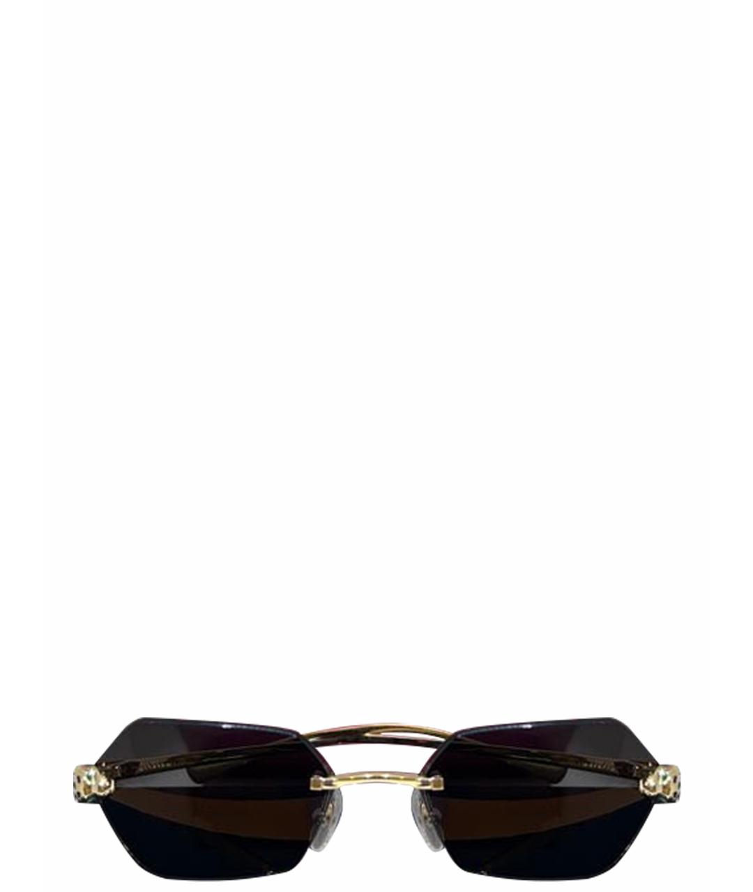 CARTIER Золотые солнцезащитные очки, фото 1