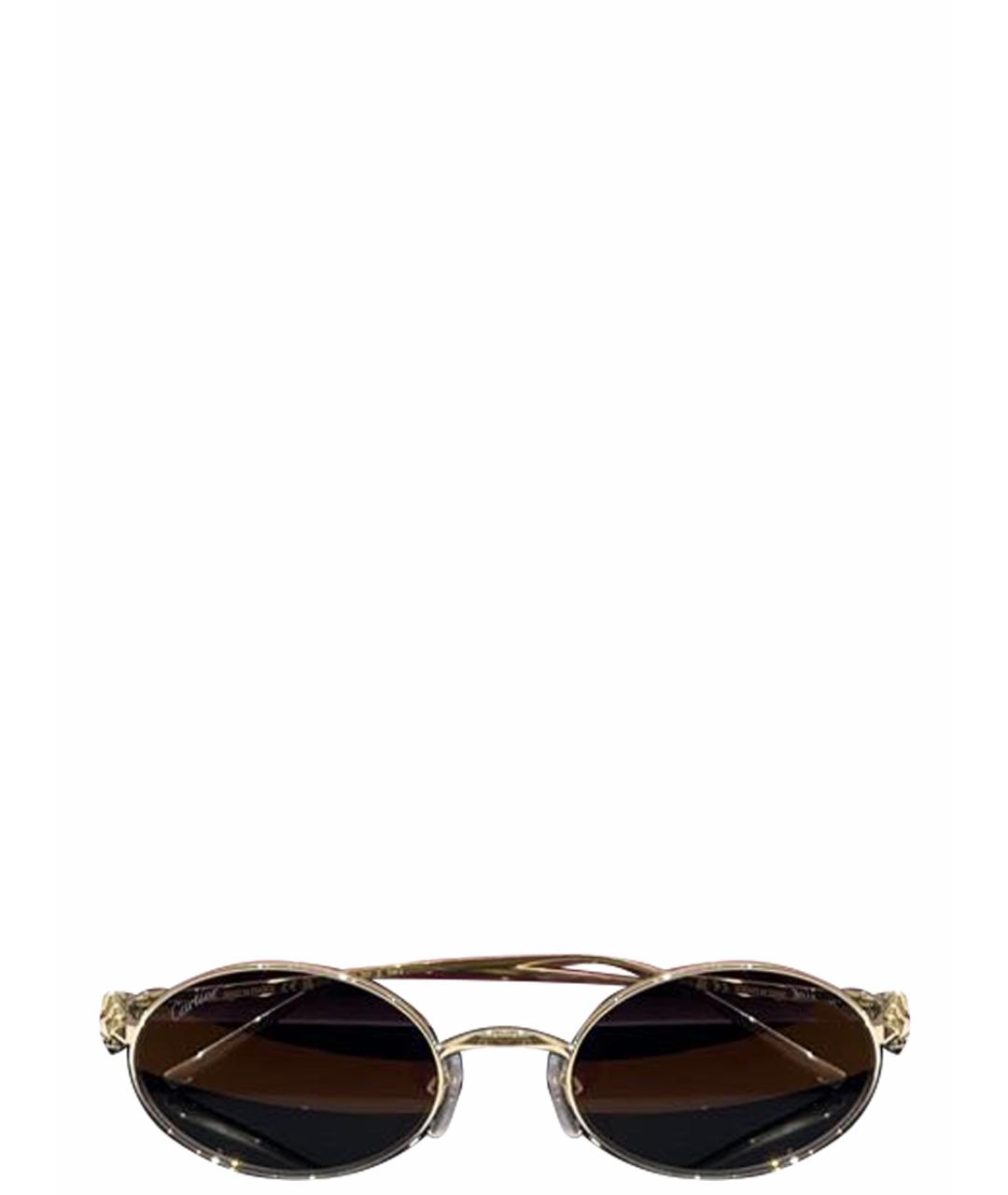 CARTIER Металлические солнцезащитные очки, фото 1