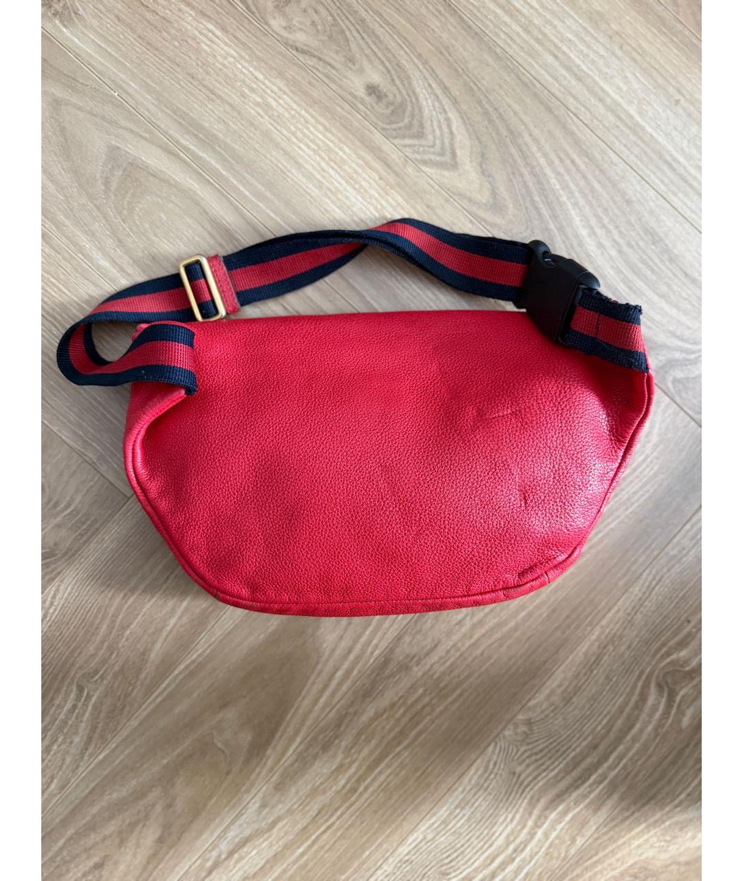 GUCCI Красная поясная сумка, фото 3