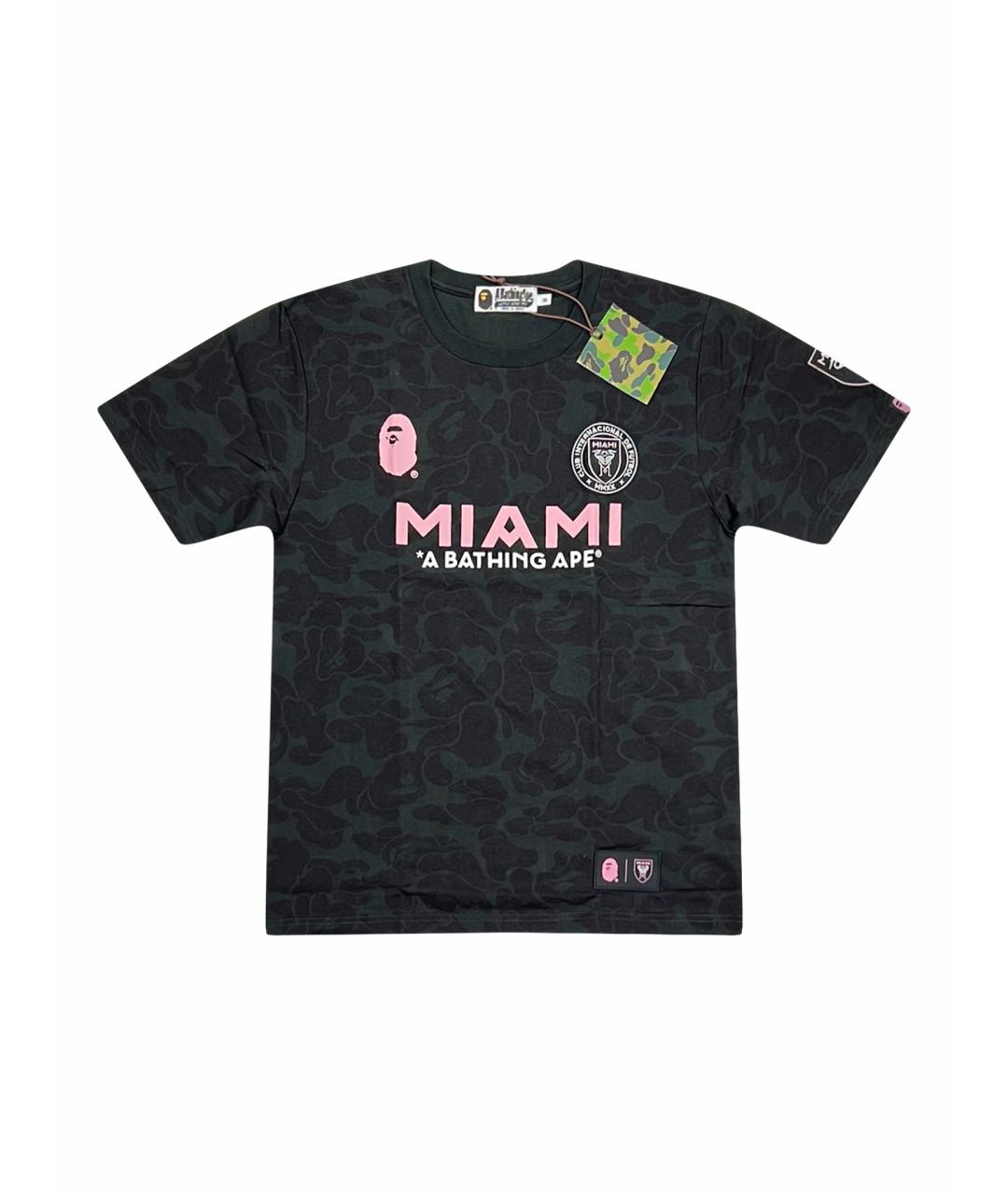 BAPE Черная хлопковая футболка, фото 1