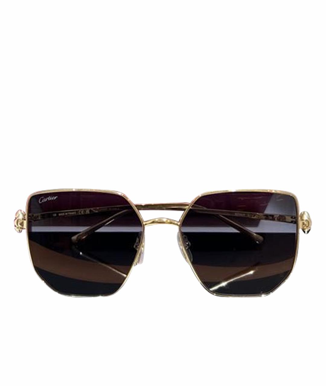 CARTIER Металлические солнцезащитные очки, фото 1