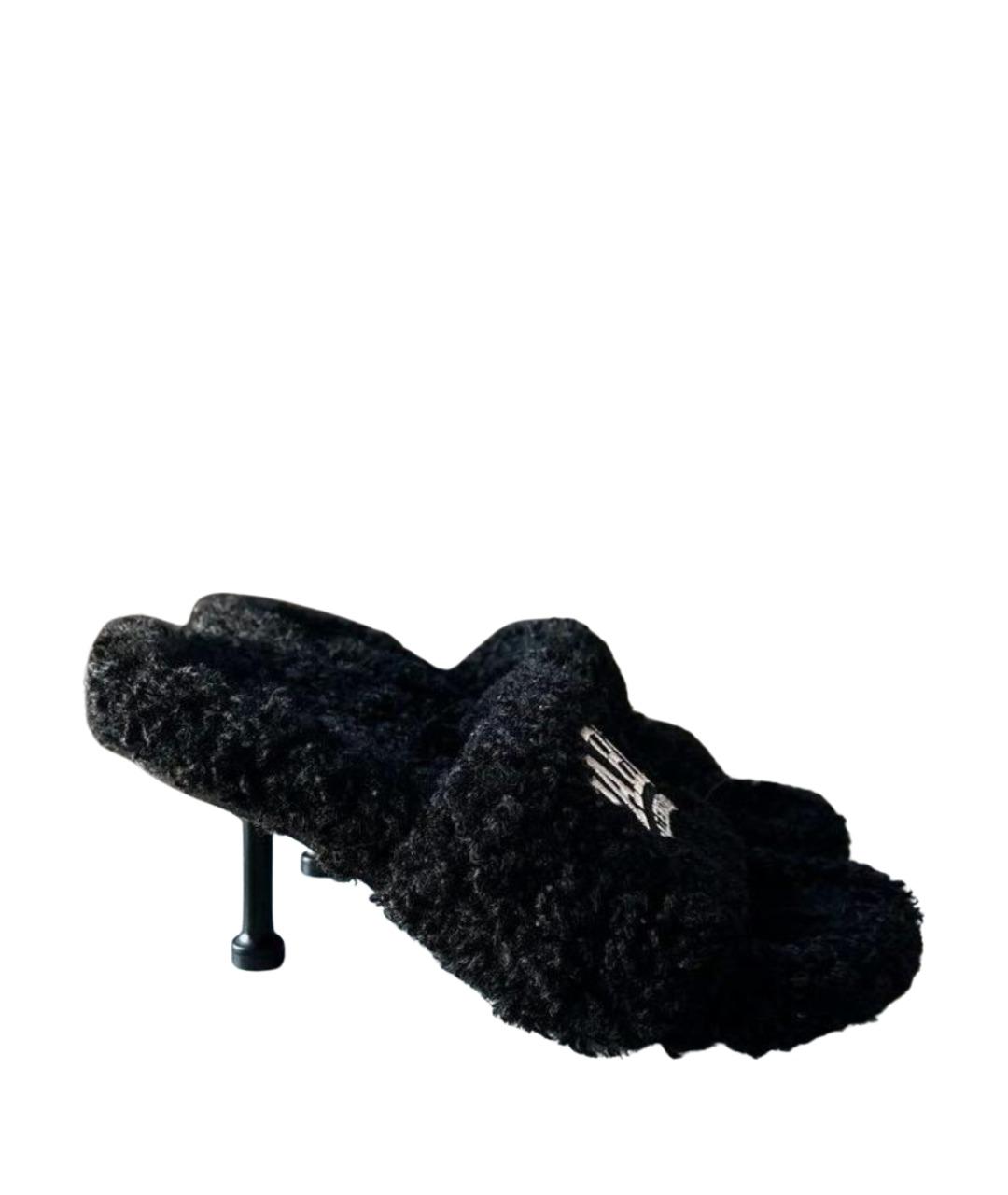 BALENCIAGA Черные босоножки, фото 1