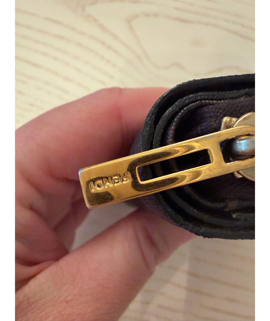 FENDI Коричневый кошелек, фото 2