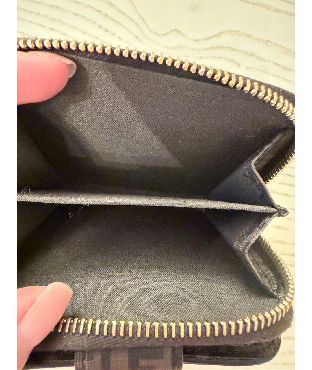FENDI Коричневый кошелек, фото 4