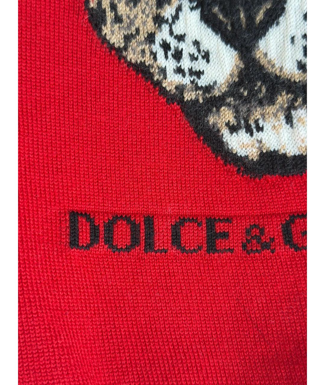 DOLCE&GABBANA Красный шерстяной жакет / жилет, фото 4