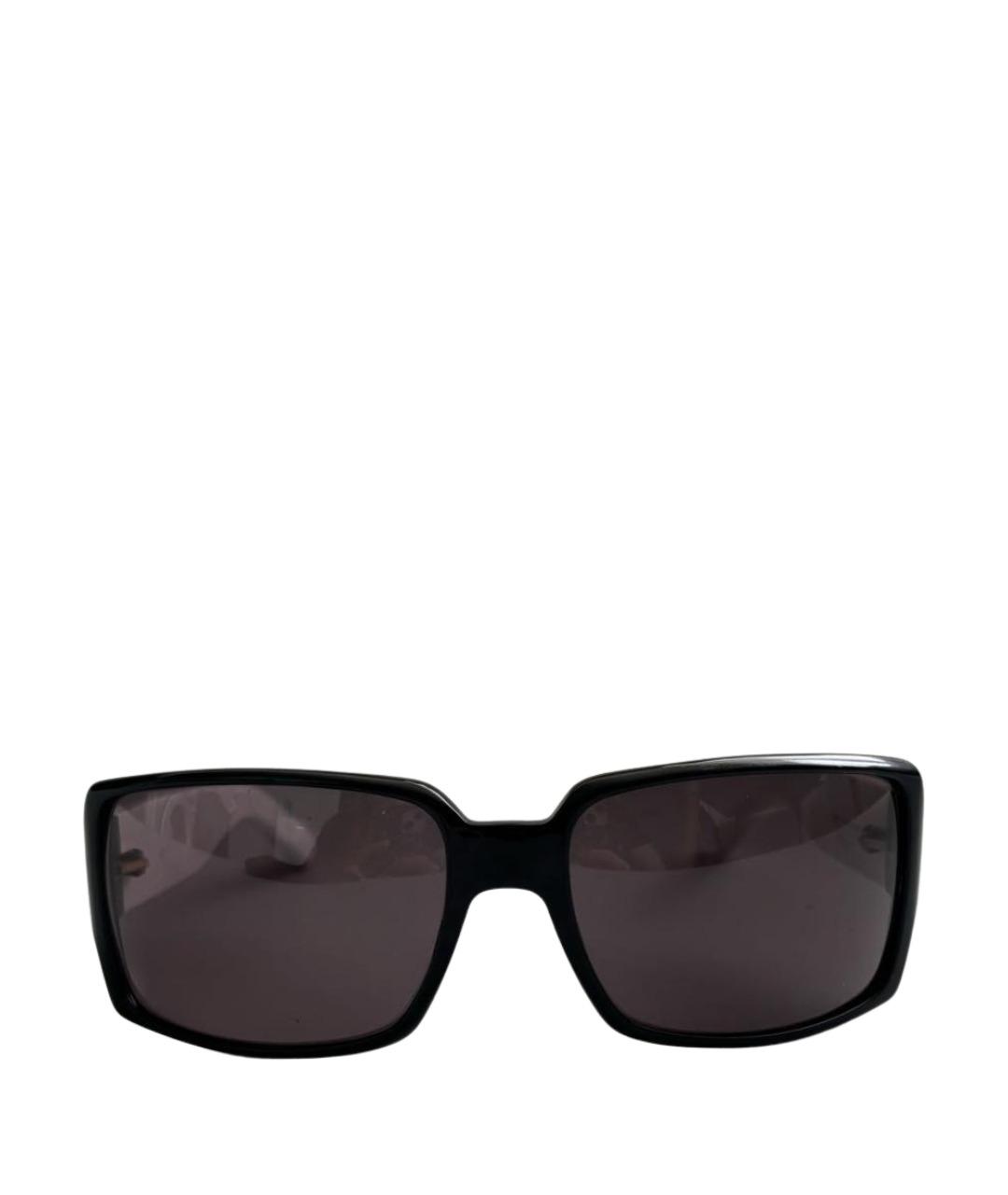 GUCCI Черные пластиковые солнцезащитные очки, фото 1