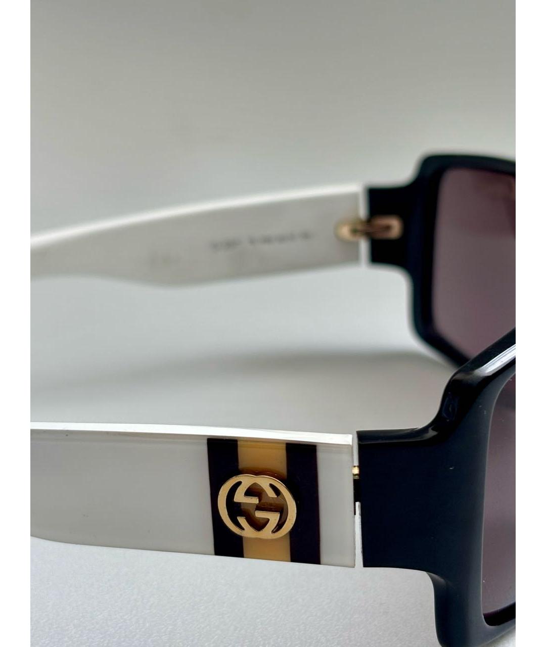 GUCCI Черные пластиковые солнцезащитные очки, фото 3