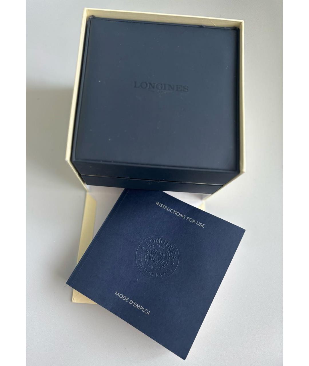 LONGINES Антрацитовые часы, фото 3