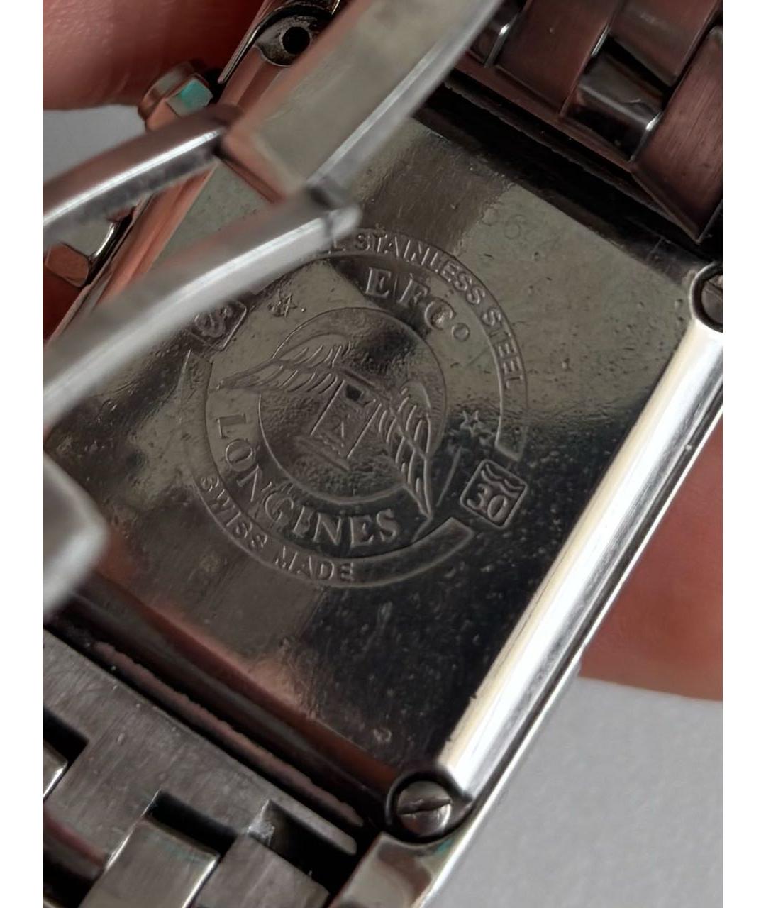 LONGINES Антрацитовые часы, фото 2